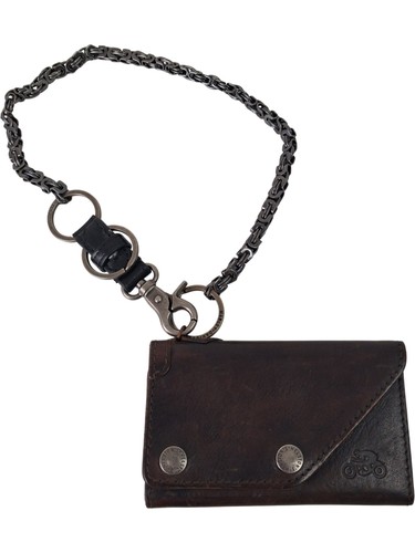 Helstons leather wallet - leather,