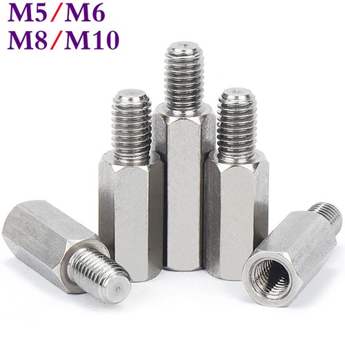 M10 male female hex - m6, male-female