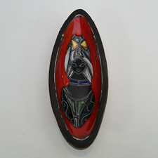 Vintage Fantoni Style Italian Trinket Dish Mid Century 50's 60's Scragfitto Lady