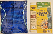 2022 Nestle Cereal Shredded Wheat Avatar Competition Prize Drawstring Bag - Mint