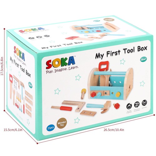 Wooden kids tool - wooden, set