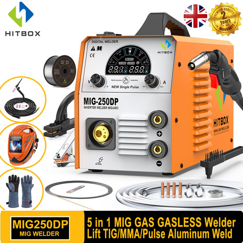 Hitbox 250amp mig tig - 250amp, mig/tig/mma