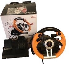 SPEEDLINK Drift O.Z. Force Feedback Effect USB PC Racing Wheel, Boxed With Disc