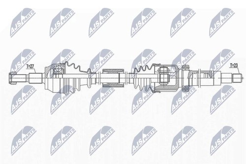 Front right drive shaft - drive, fits