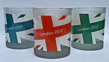 Olympic 2012 set of 3 glass