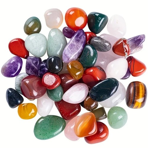 100g assorted natural tumbled - 100g,