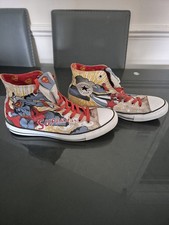 Limited Edition Converse All Star DC Comics-Superman Hi Top Trainers - UK Size 9