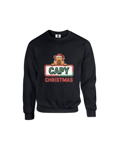 Green red capy christmas - green,