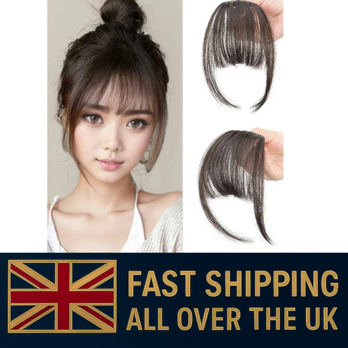 Real natural fringe - natural, clip