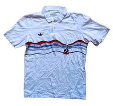 Adidas Ivan Lendl Vintage Tennis Polo Shirt Wimbledon 1987 Shirt 80s The Face S