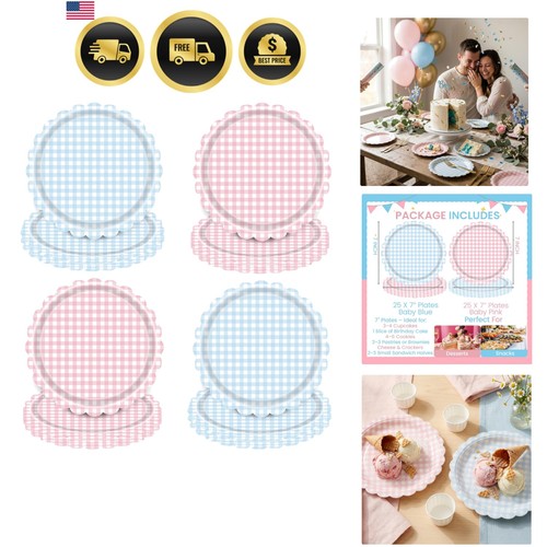 50pcs inch pink - 7, blue