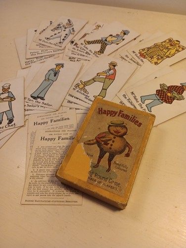 Antique happy families card - antique,