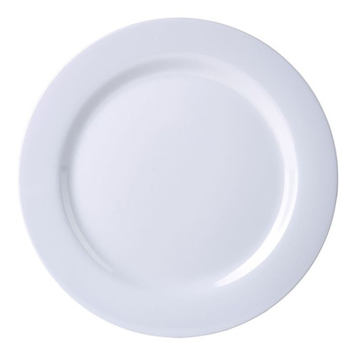 Inch white melamine - inch, dinner