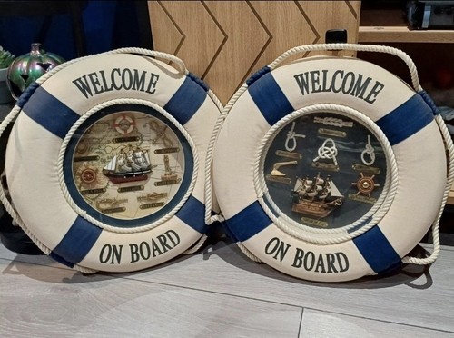 Welcome aboard life preserver - welcome,