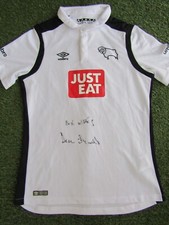 Dean Sturridge Hand Signed Derby County Home Football Shirt - Autograph