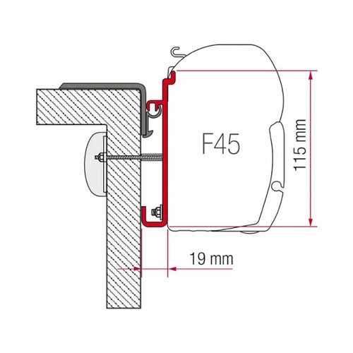 Fiamma adapter brackets - fiamma,