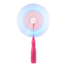 2 Pink Flashing LED Spinning