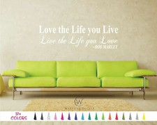 Bob Marley Vinyl Decal Love