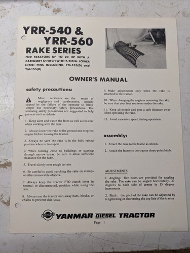 Yanmar diesel tractor owners - diesel,
