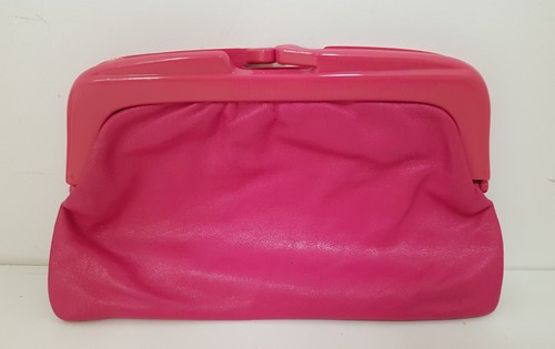 Vintage leather clutch bag