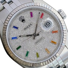 Rolex Mens Datejust 16234 18Kw