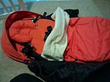 Baby Zen Yoyo Red Cot Bed Pram