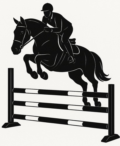 Show jumping horse - show,