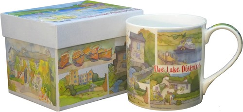 The lake district bone china - the,