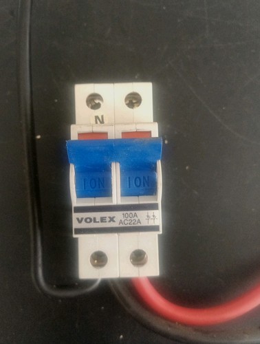 Volex main switch and tails - volex,