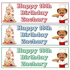 Personalised chef birthday - chef,