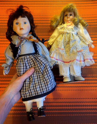 Vintage porcelain doll - vintage, seymour