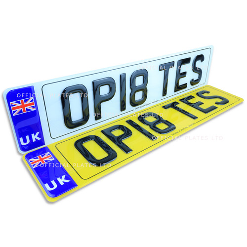 Gel number plates - gel,