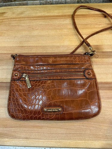 Anne klein faux - klein, brown