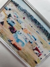 Super Large Fridge Magnet Wells-Next-The-Sea Caravan Site 1960's Vintage (M011)