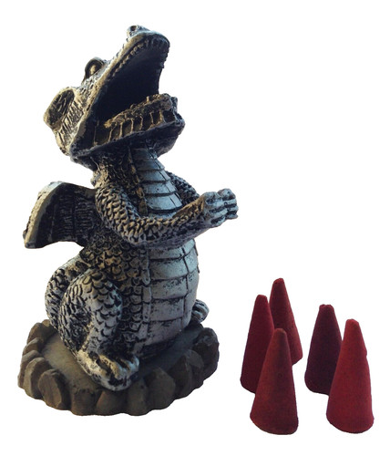Dragon incense cone - dragon, 5