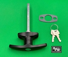 1 x Black T Handle Locking