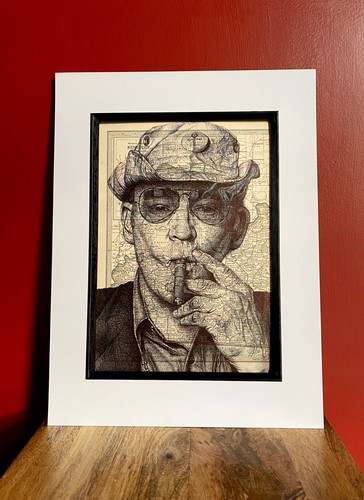 Hunter thompson portrait - s,