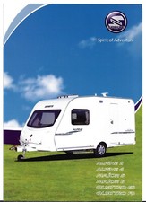 Sprite Caravans 2008-09 UK Market Foldout Sales Brochure Alpine Major Quattro