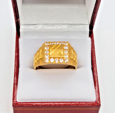 Mens 22ct Gold Signet Ring