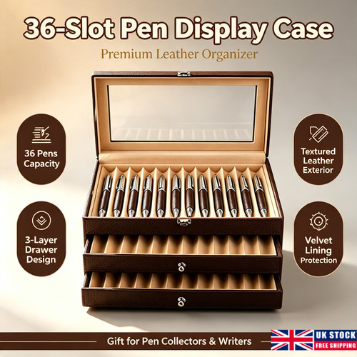Vintage 36slots pen display - 36slots,