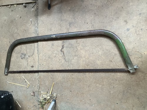 Old bow saw teeth - saw,