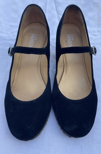 Clarks originals black suede - originals,