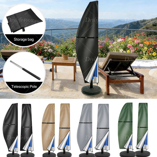 Parasol cover with zip - cover,
