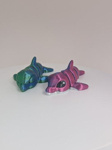 Printed articulated dolphin - printed,