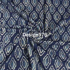 Indian Block Print Indigo