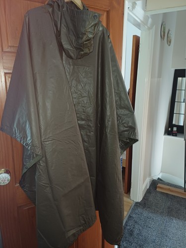 Military poncho rain cape - military,