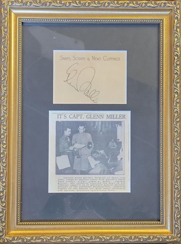 Glenn miller autograph with - miller,