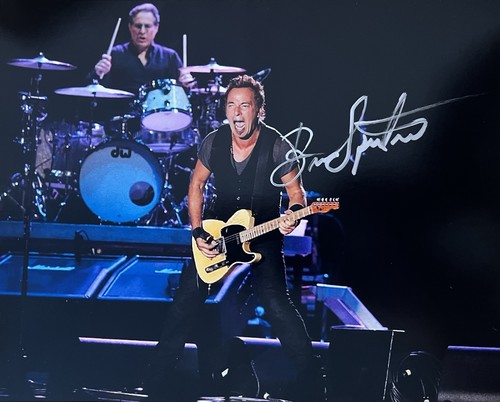 Bruce springsteen signed photo - springsteen,