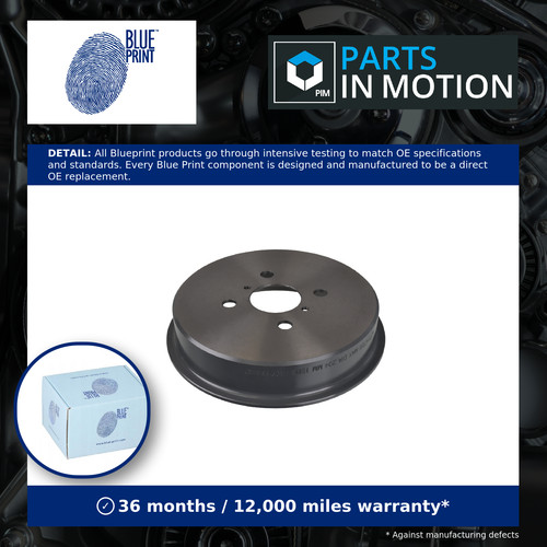 Brake drums rear - 2x, (pair)