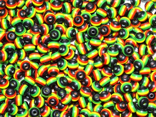 Jamaican striped resin - striped',